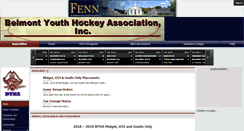 Desktop Screenshot of belmontyouthhockey.org